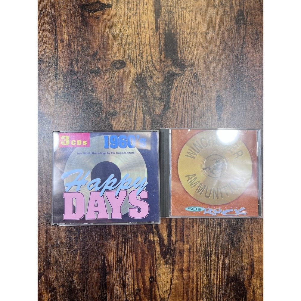 Lot Of 2 1960s Happy Days by Various Artists (3 CD set, 1999) And 50s Rock